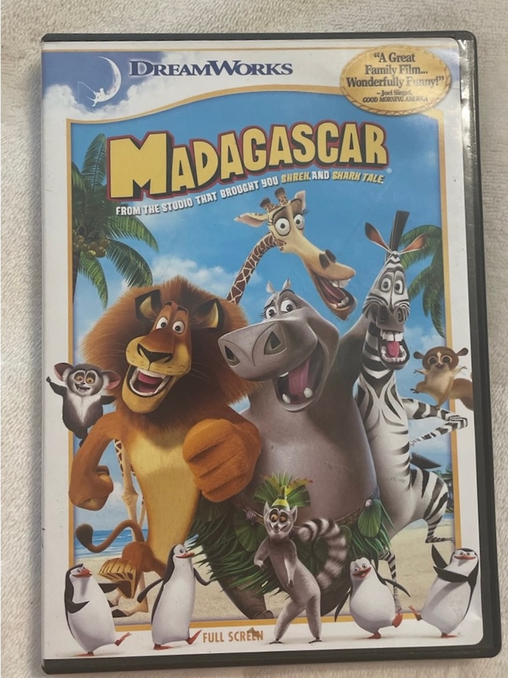 Madagascar DVD 2005 DreamWorks Animation Family Comedy Ben Stiller